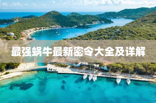 最强蜗牛最新密令大全及详解