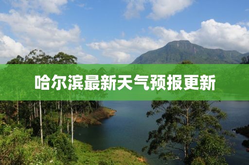 哈尔滨最新天气预报更新