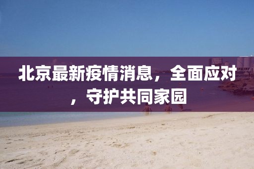 北京最新疫情消息，全面应对，守护共同家园