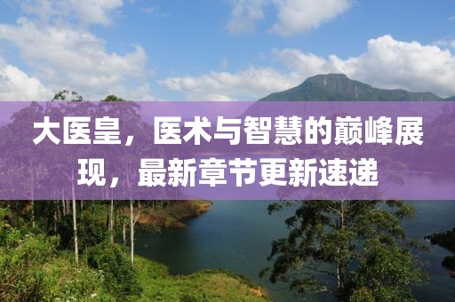大医皇，医术与智慧的巅峰展现，最新章节更新速递