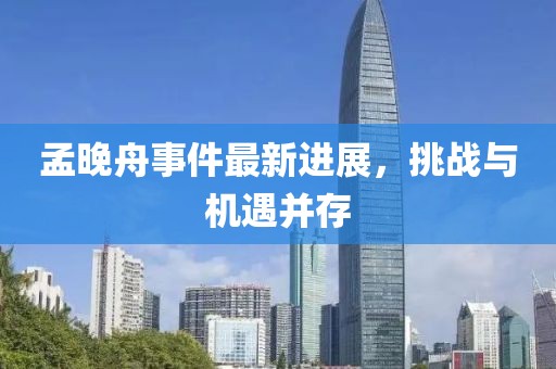 孟晚舟事件最新进展，挑战与机遇并存
