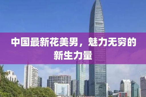 中国最新花美男，魅力无穷的新生力量