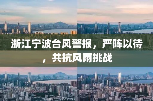 浙江宁波台风警报，严阵以待，共抗风雨挑战