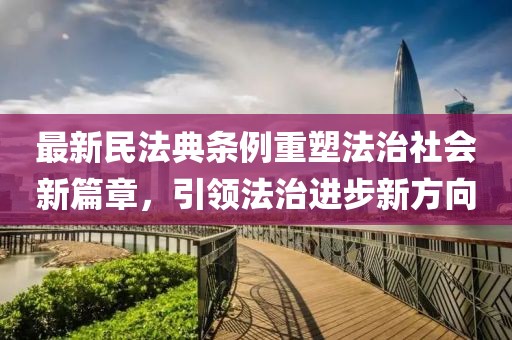 最新民法典条例重塑法治社会新篇章，引领法治进步新方向