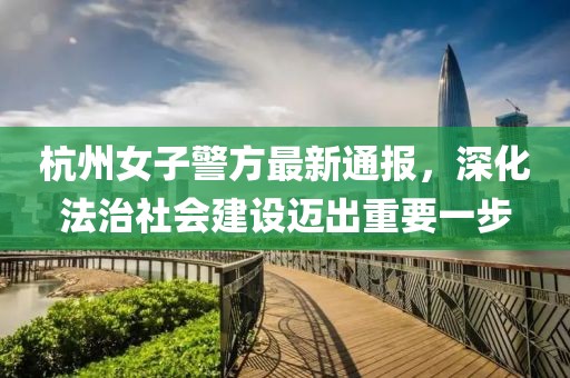 杭州女子警方最新通报，深化法治社会建设迈出重要一步