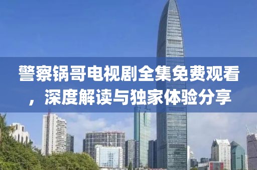 警察锅哥电视剧全集免费观看，深度解读与独家体验分享