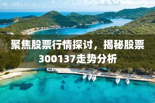 聚焦股票行情探讨，揭秘股票300137走势分析