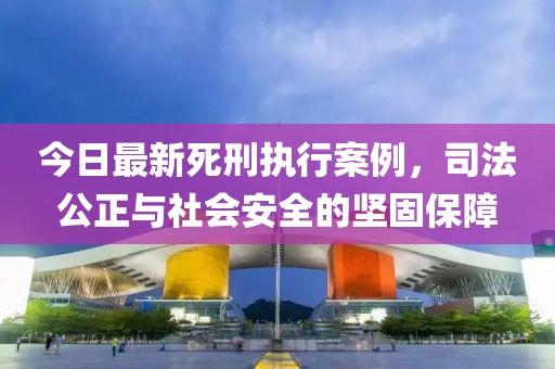 今日最新死刑执行案例，司法公正与社会安全的坚固保障