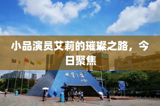 小品演员艾莉的璀璨之路，今日聚焦