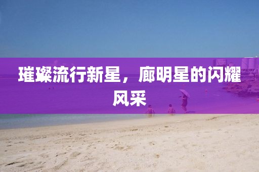 璀璨流行新星，廊明星的闪耀风采
