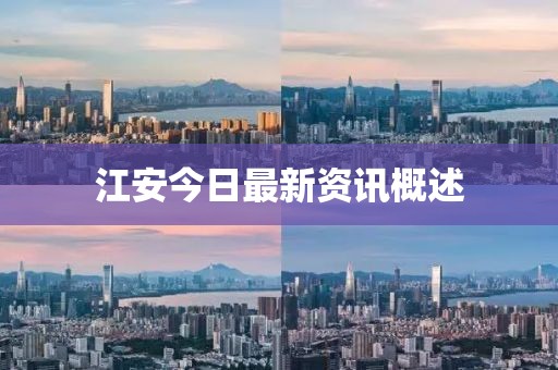 江安今日最新资讯概述