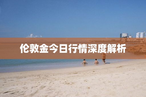 伦敦金今日行情深度解析