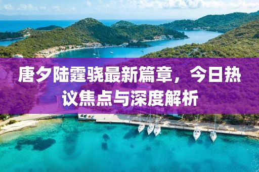 唐夕陆霆骁最新篇章，今日热议焦点与深度解析