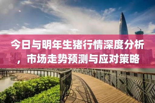 今日与明年生猪行情深度分析，市场走势预测与应对策略