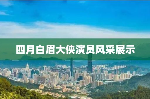 四月白眉大侠演员风采展示