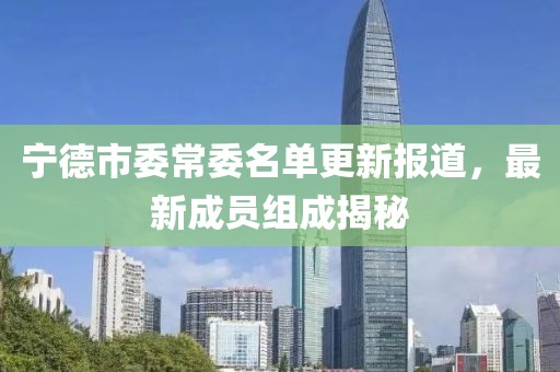 宁德市委常委名单更新报道，最新成员组成揭秘