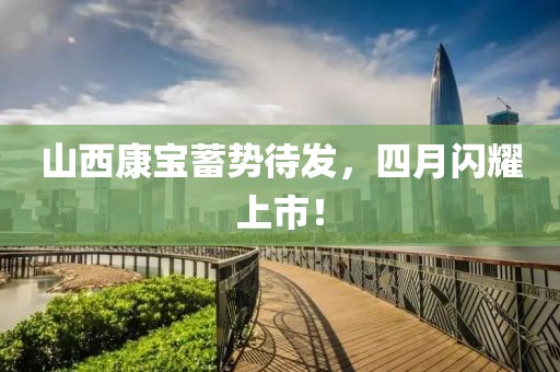 山西康宝蓄势待发，四月闪耀上市！
