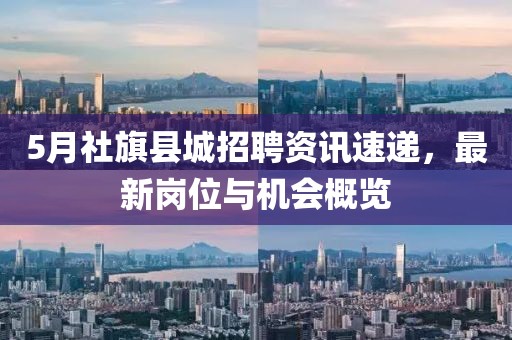 5月社旗县城招聘资讯速递，最新岗位与机会概览