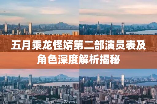 五月乘龙怪婿第二部演员表及角色深度解析揭秘