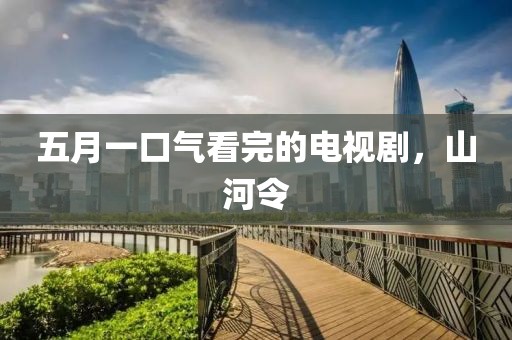 五月一口气看完的电视剧，山河令