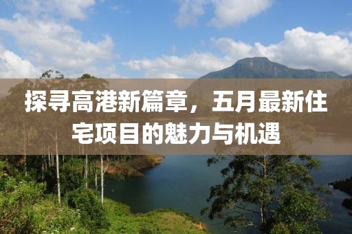 探寻高港新篇章，五月最新住宅项目的魅力与机遇