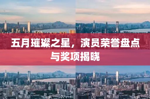 五月璀璨之星，演员荣誉盘点与奖项揭晓