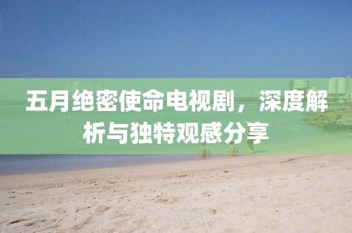 五月绝密使命电视剧，深度解析与独特观感分享