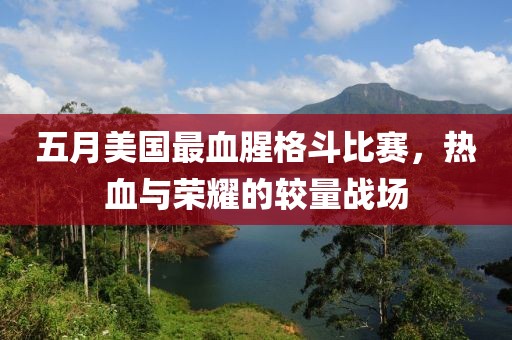 五月美国最血腥格斗比赛，热血与荣耀的较量战场