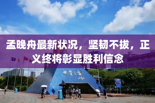 孟晚舟最新状况，坚韧不拔，正义终将彰显胜利信念