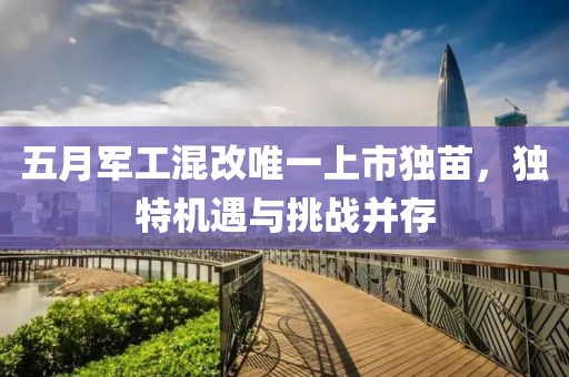 五月军工混改唯一上市独苗，独特机遇与挑战并存
