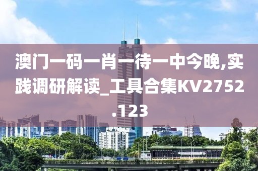 澳门一码一肖一待一中今晚,实践调研解读_工具合集KV2752.123