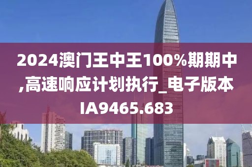 2024澳门王中王100%期期中,高速响应计划执行_电子版本IA9465.683