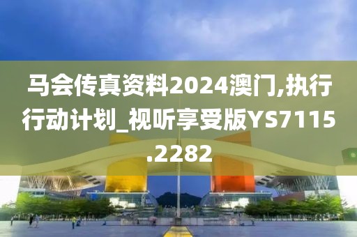 马会传真资料2024澳门,执行行动计划_视听享受版YS7115.2282