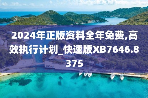 2024年正版资料全年免费,高效执行计划_快速版XB7646.8375