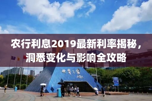 农行利息2019最新利率揭秘，洞悉变化与影响全攻略