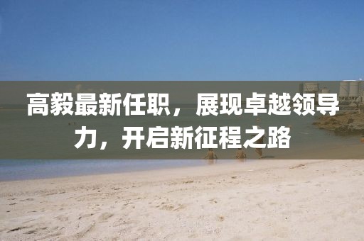 高毅最新任职，展现卓越领导力，开启新征程之路