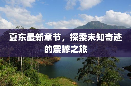 夏东最新章节，探索未知奇迹的震撼之旅