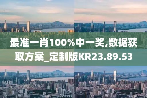 最准一肖100%中一奖,数据获取方案_定制版KR23.89.53