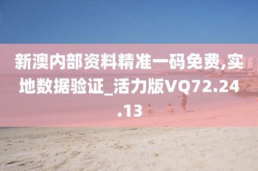 新澳内部资料精准一码免费,实地数据验证_活力版VQ72.24.13