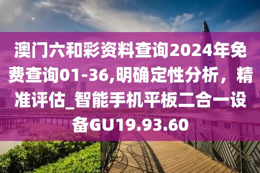 澳门六和彩资料查询2024年免费查询01-36,明确定性分析，精准评估_智能手机平板二合一设备GU19.93.60