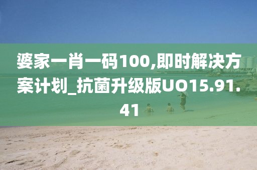 婆家一肖一码100,即时解决方案计划_抗菌升级版UO15.91.41