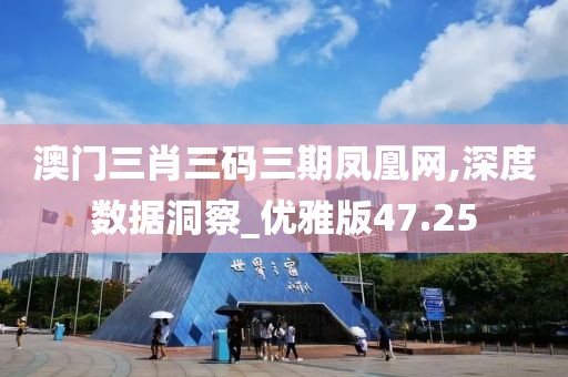 澳门三肖三码三期凤凰网,深度数据洞察_优雅版47.25