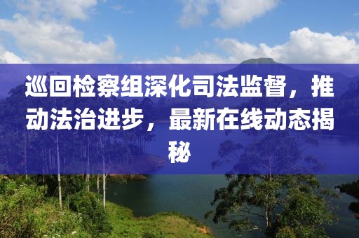 巡回检察组深化司法监督，推动法治进步，最新在线动态揭秘