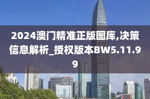 2024澳门精准正版图库,决策信息解析_授权版本BW5.11.99