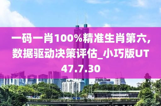 一码一肖100%精准生肖第六,数据驱动决策评估_小巧版UT47.7.30