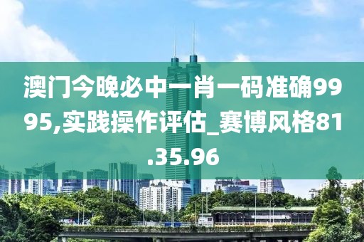 澳门今晚必中一肖一码准确9995,实践操作评估_赛博风格81.35.96