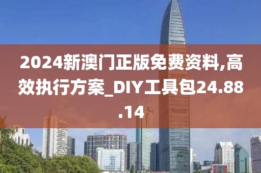 2024新澳门正版免费资料,高效执行方案_DIY工具包24.88.14