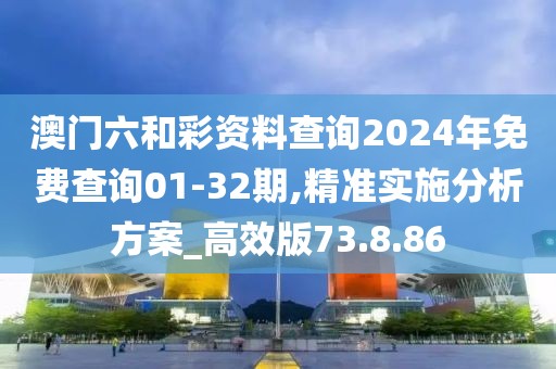 澳门六和彩资料查询2024年免费查询01-32期,精准实施分析方案_高效版73.8.86