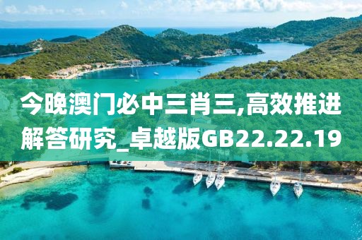 今晚澳门必中三肖三,高效推进解答研究_卓越版GB22.22.19