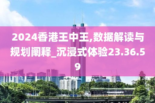 2024香港王中王,数据解读与规划阐释_沉浸式体验23.36.59